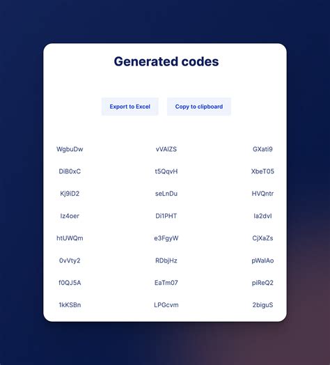 Promo Code Generator .